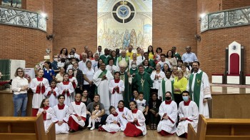 Abertura do 10º Encontro Mundial das Famílias conta com a presença dos missionários da Catedral que irão para a missão na Diocese de Humaitá