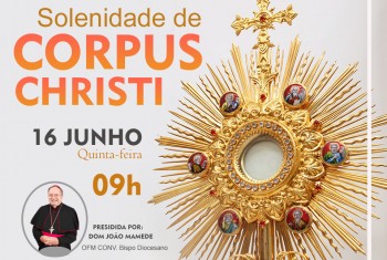 Horário da Solenidade de Corpus Christi na Catedral