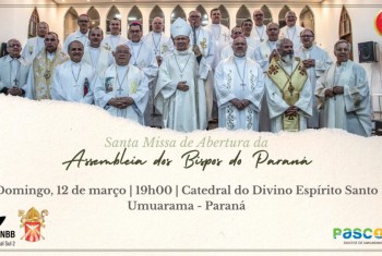 Santa Missa de Abertura da Assembleia dos Bispos do Paraná acontece neste domingo na Catedral